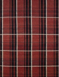 Belted Plaid Rug BP3